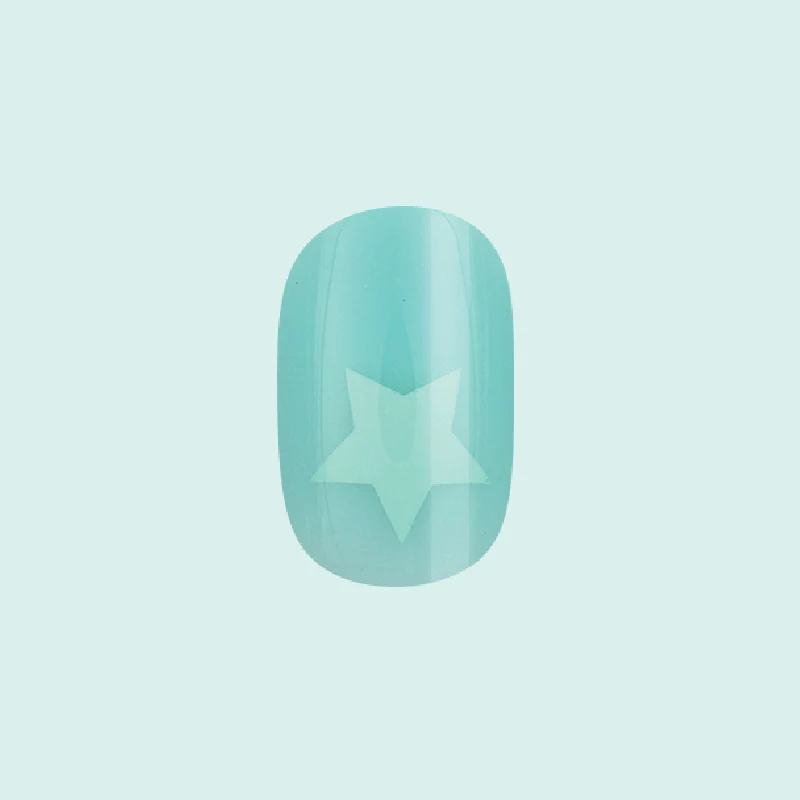 Spring Stars | Short | Squoval - Tab Press-On - Image 2