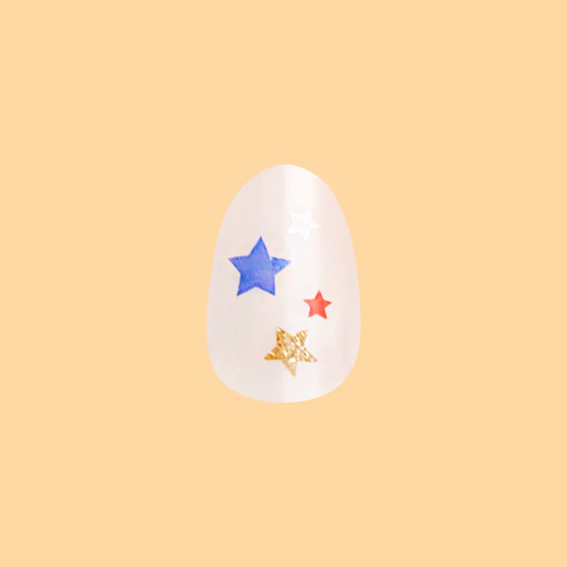 Star Spangled Party - Press-On | Short | Almond - Image 2