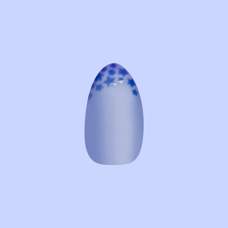 Starry Matte Magic Mani - Press-On | Medium | Almond - Image 2