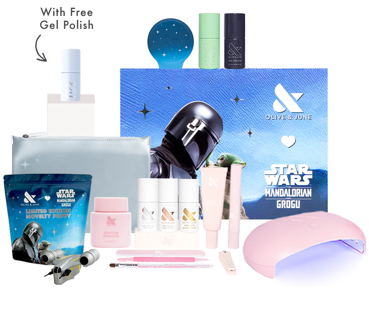 The Mandalorian and Grogu Gel Mani Pre Set System