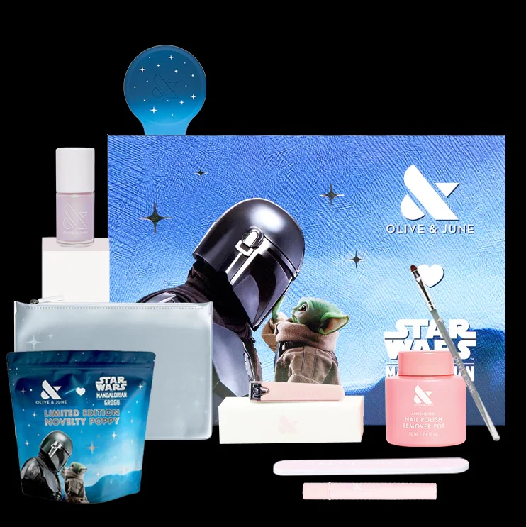 The Star Wars: The Mandalorian and Grogu Mani System - Quick Dry - 1 Polish + Free Purple Puka Polish - Image 2