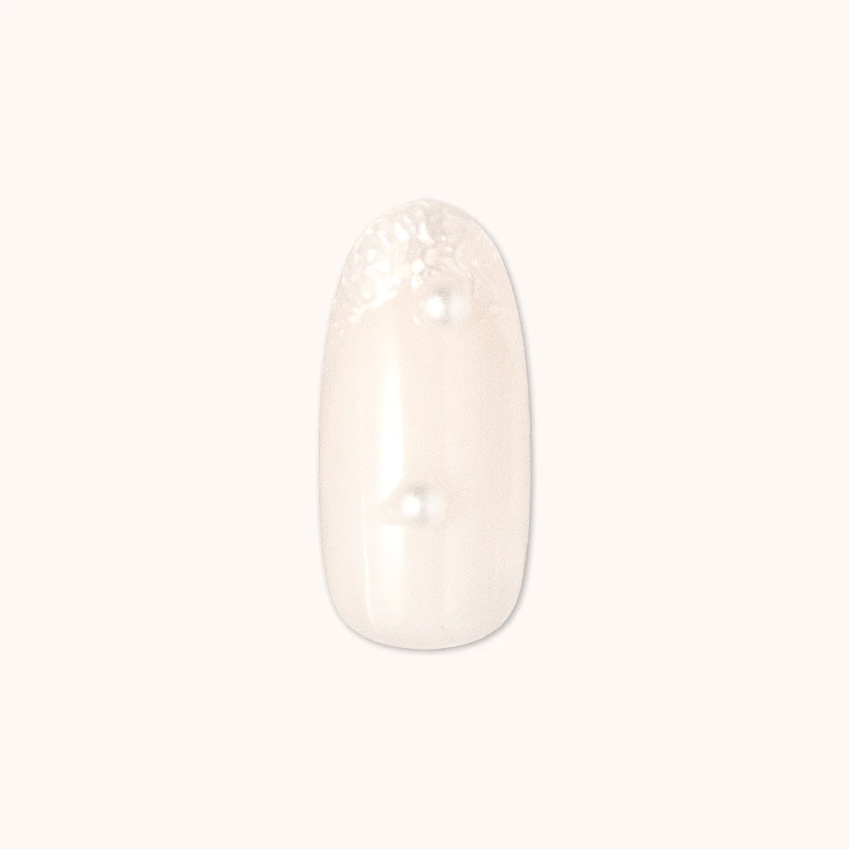 True Pearl French - Press-On | Medium | Oval - Image 2
