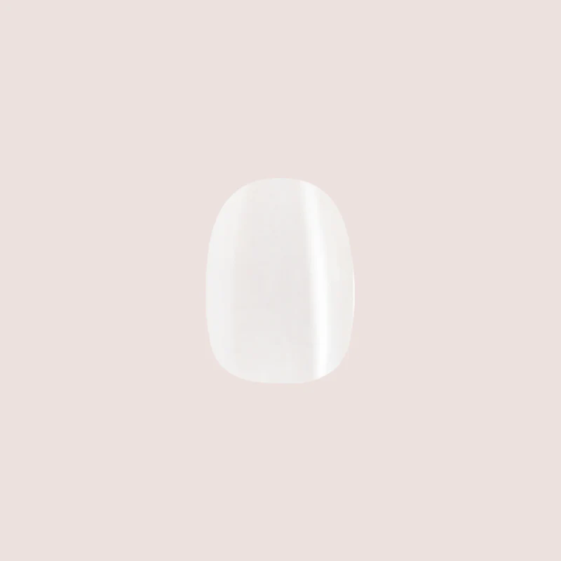 White Chrome - Press-On | Extra Short | Round - Image 2