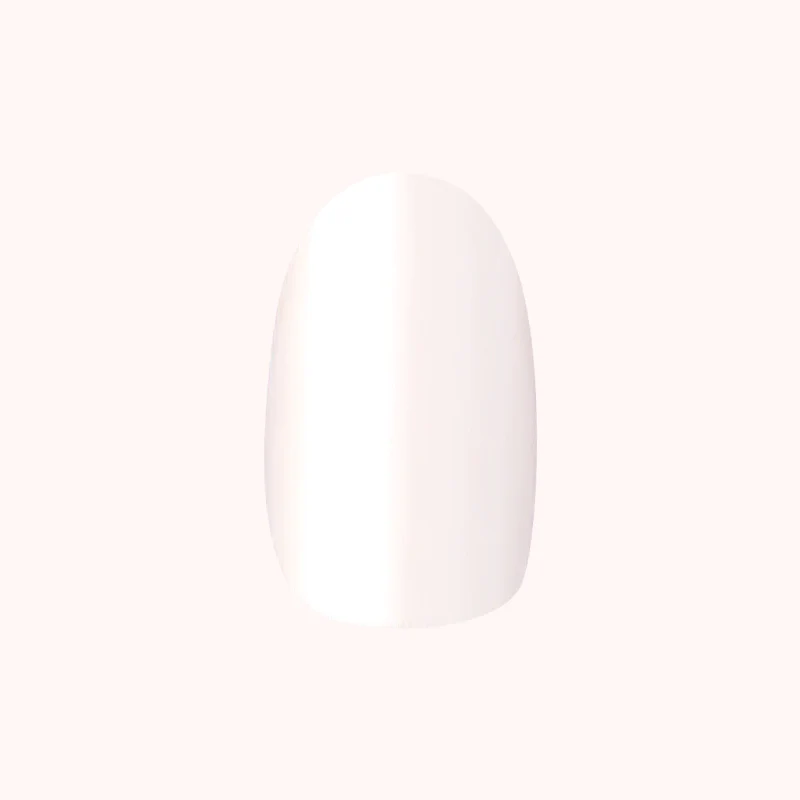 White Chrome - Press-On | Short | Round - Image 2